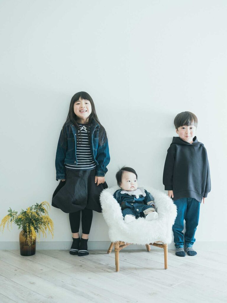栃木県宇都宮市のフォトスタジオ、4歳バースデー、じょうくん！兄弟写真、ミモザ