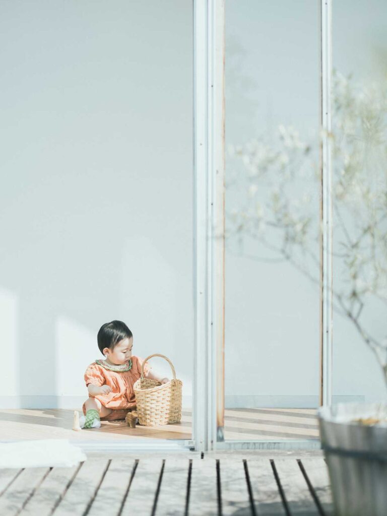 栃木県宇都宮市のフォトスタジオ、なぎちゃん、1歳バースデーフォト！自然光