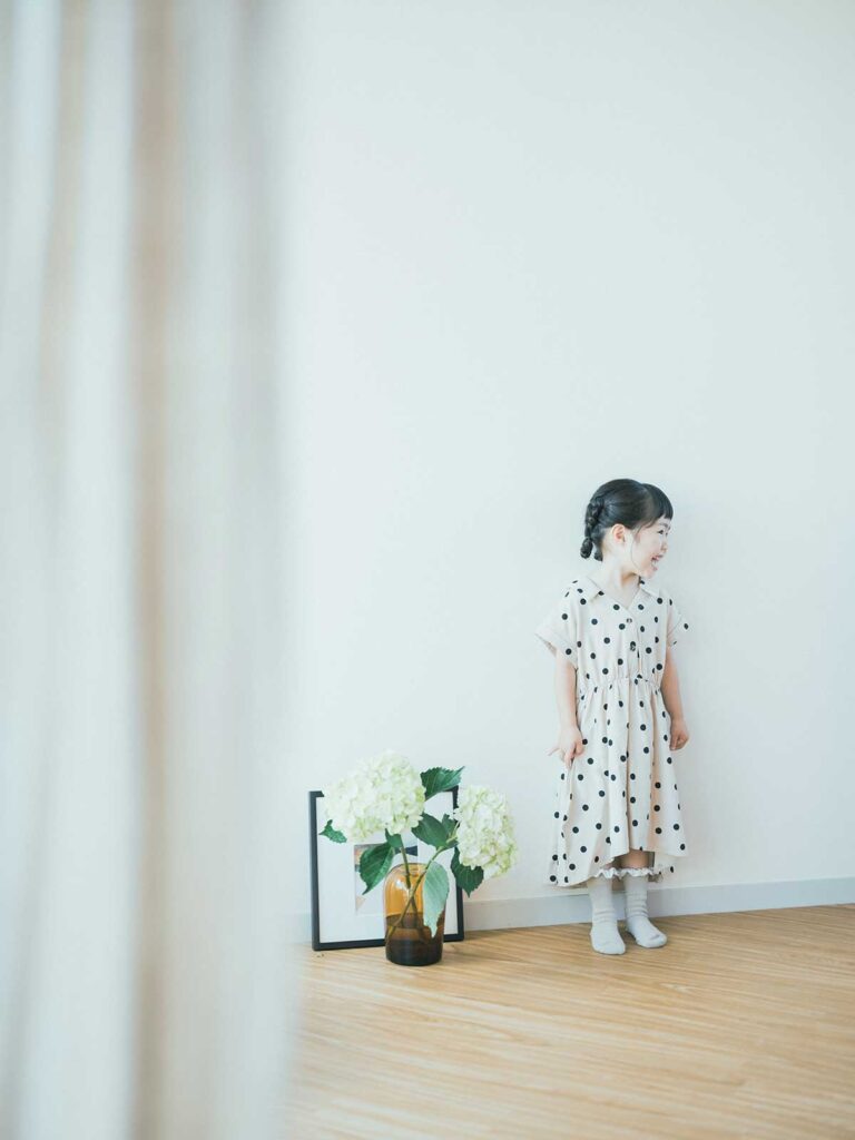 栃木県宇都宮市のフォトスタジオ、あおばちゃん4歳バースデー！ワンピース