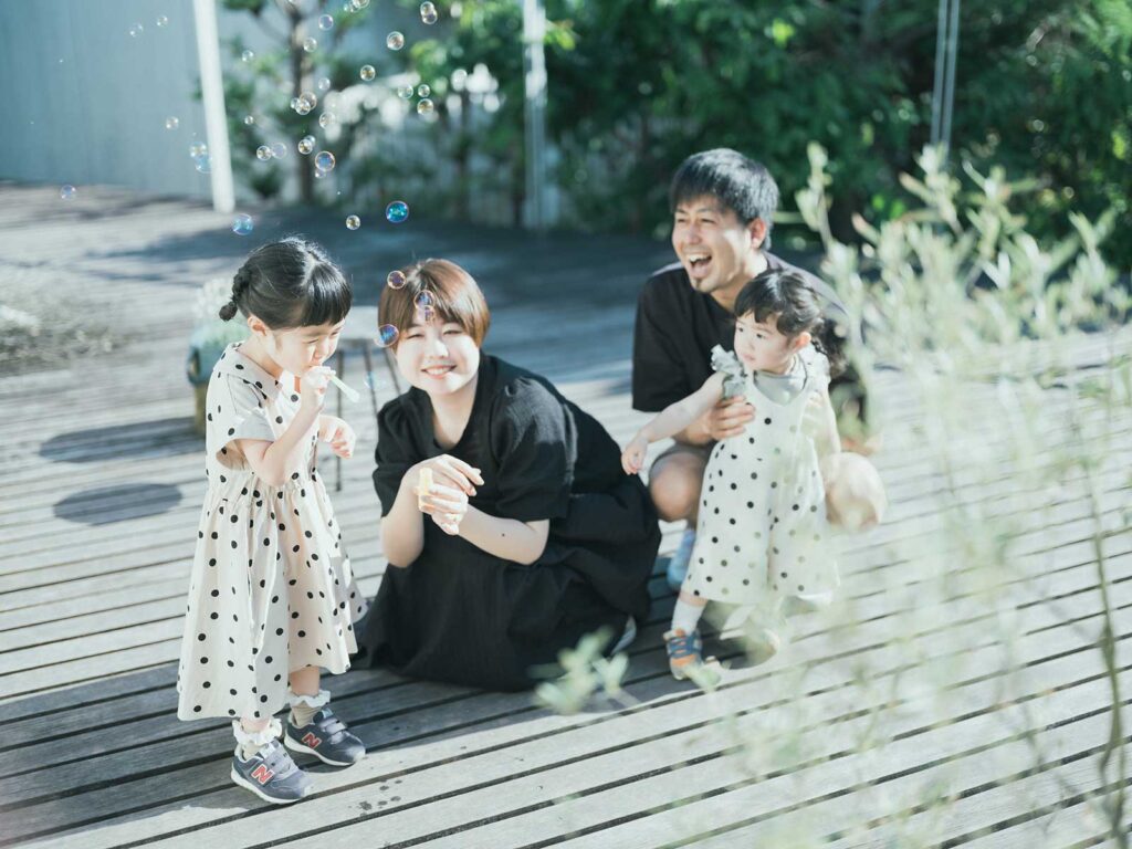 栃木県宇都宮市のフォトスタジオ、あおばちゃん4歳バースデー！家族写真