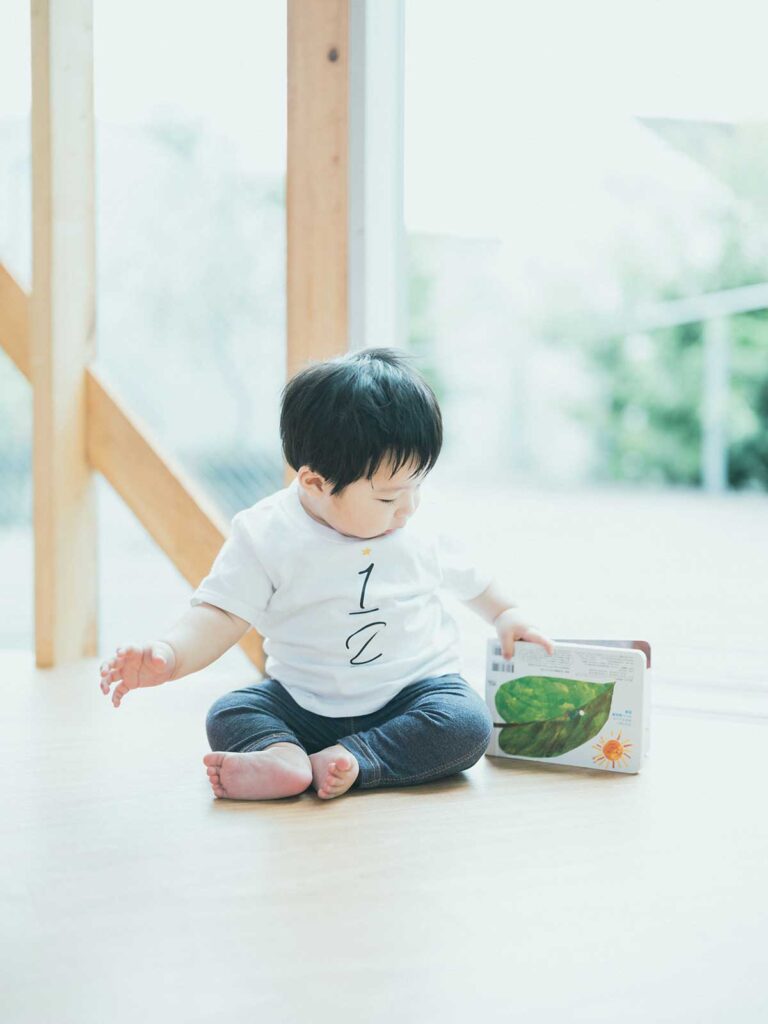 栃木県宇都宮市のフォトスタジオ、ハーフバースデー、しゅうとくん！絵本