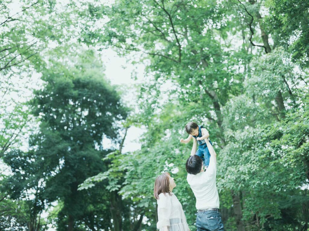 栃木県中央公園ロケーションフォト、2歳バースデー、いとちゃん！家族、たかいたかい