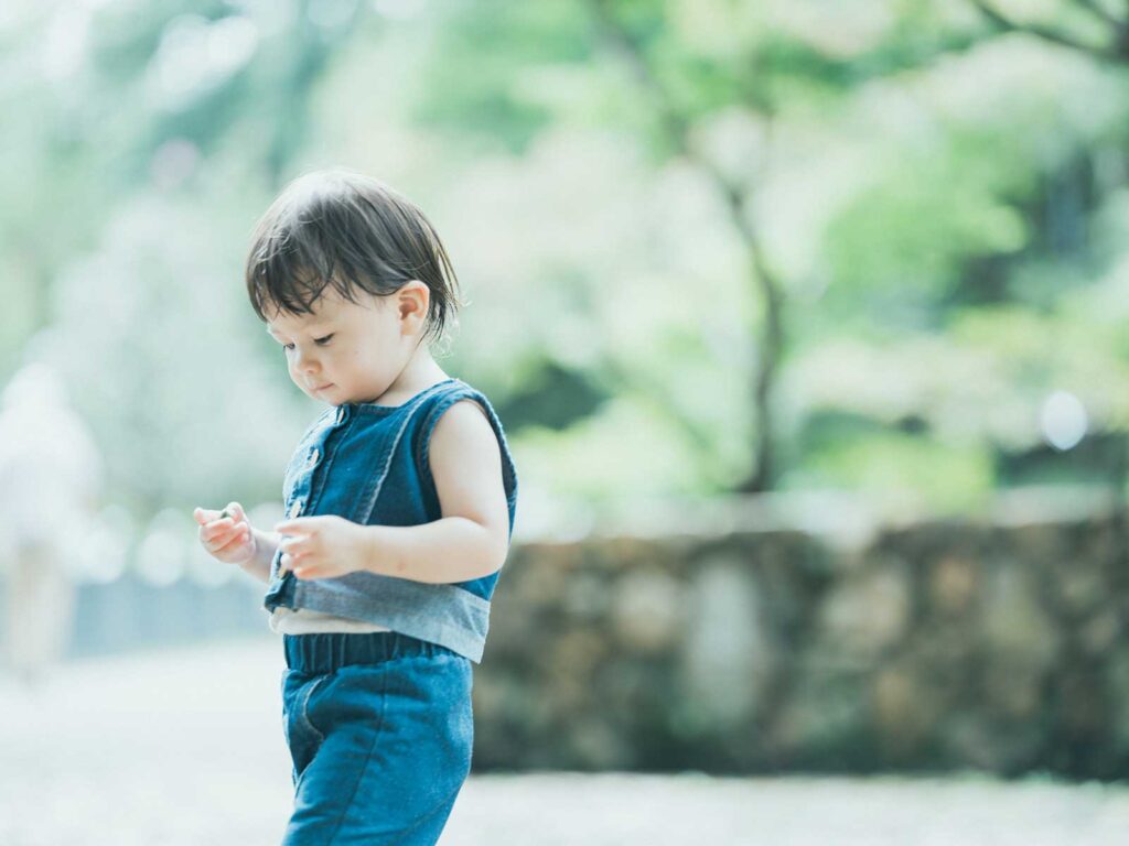 栃木県中央公園ロケーションフォト、2歳バースデー、いとちゃん！どんぐり