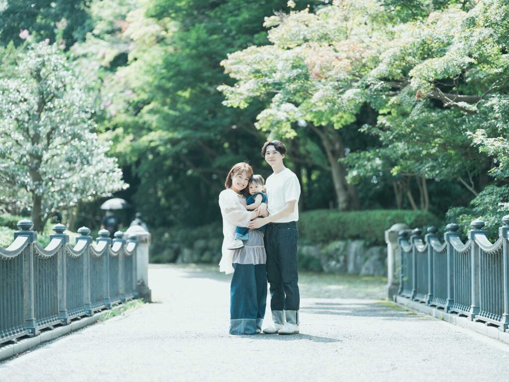 栃木県中央公園ロケーションフォト、2歳バースデー、いとちゃん！家族写真