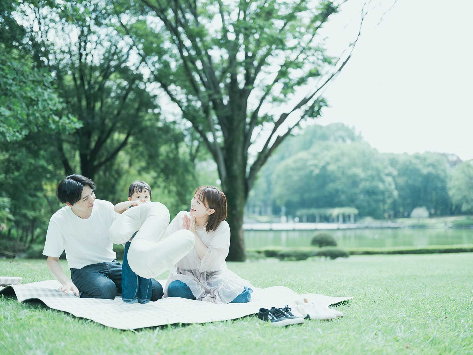 栃木県中央公園ロケーションフォト、2歳バースデー、いとちゃん！レジャーシート、ピクニック