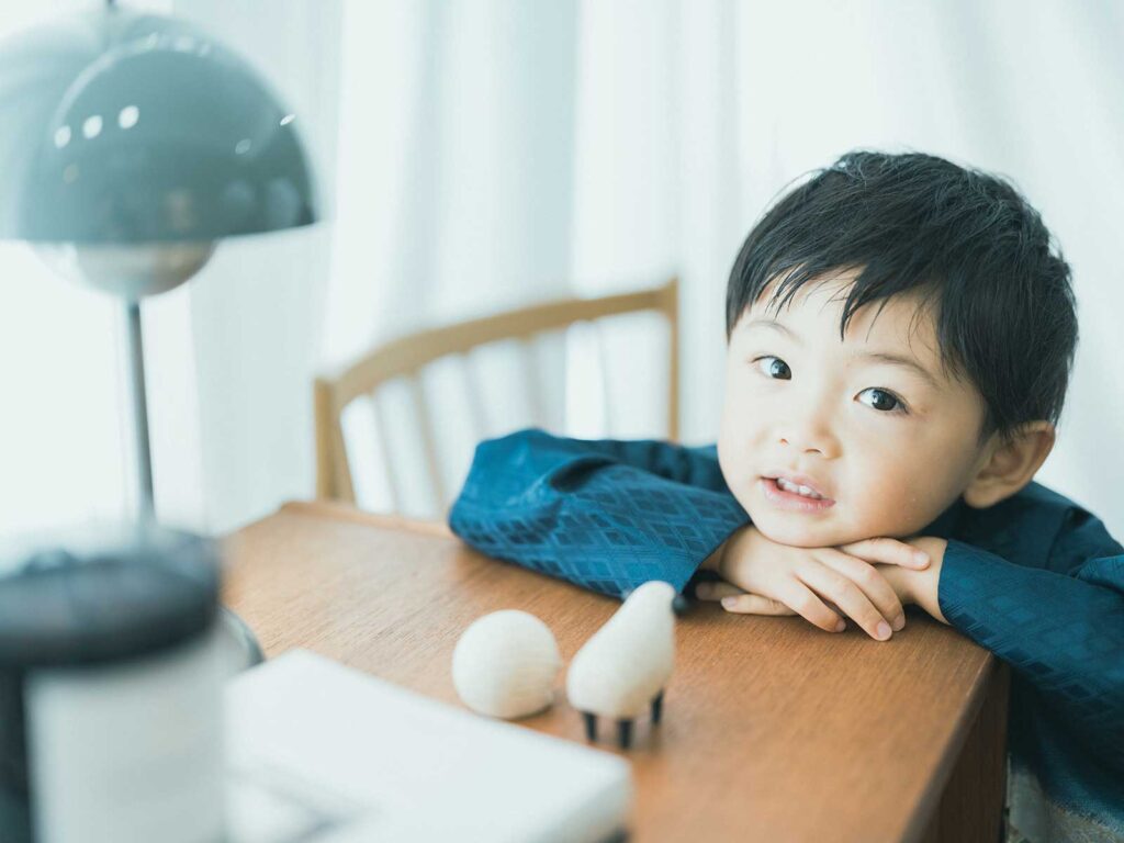 栃木県宇都宮市のフォトスタジオ、5歳七五三、はるとくん！可愛い