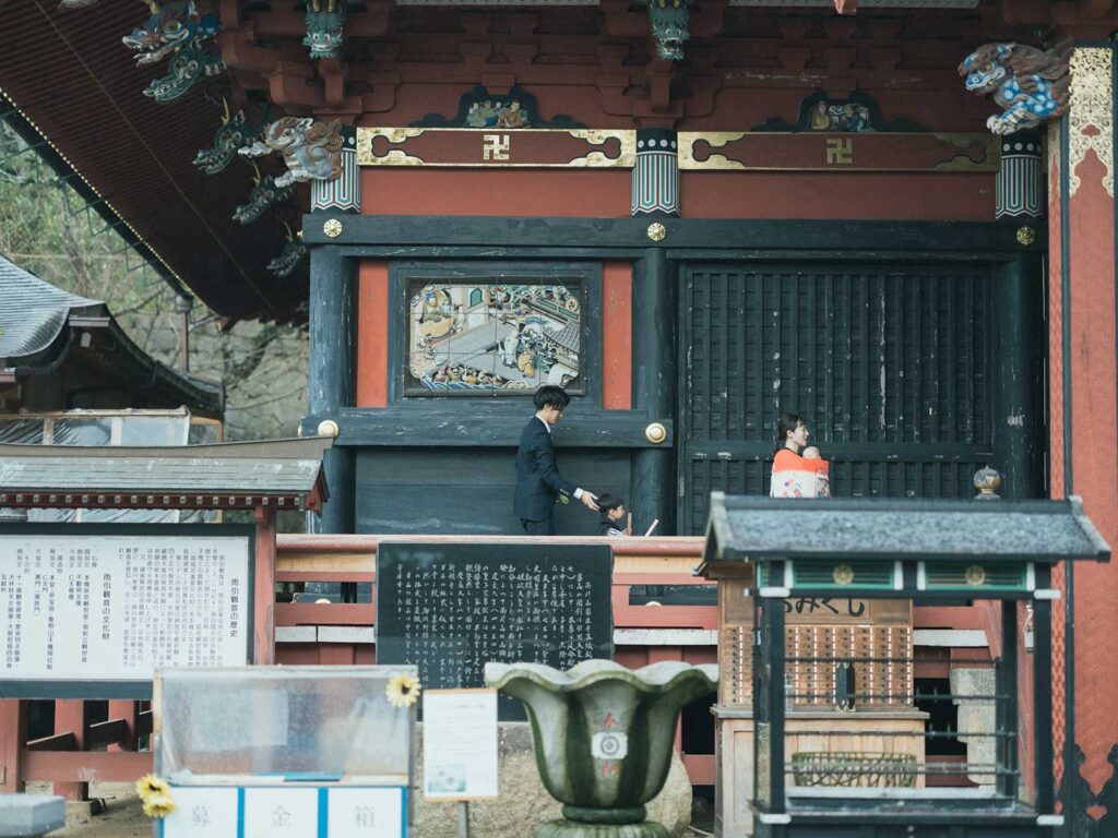 雨引観音(雨引山楽法寺)、3歳男の子の七五三、あらたくん！ご祈願