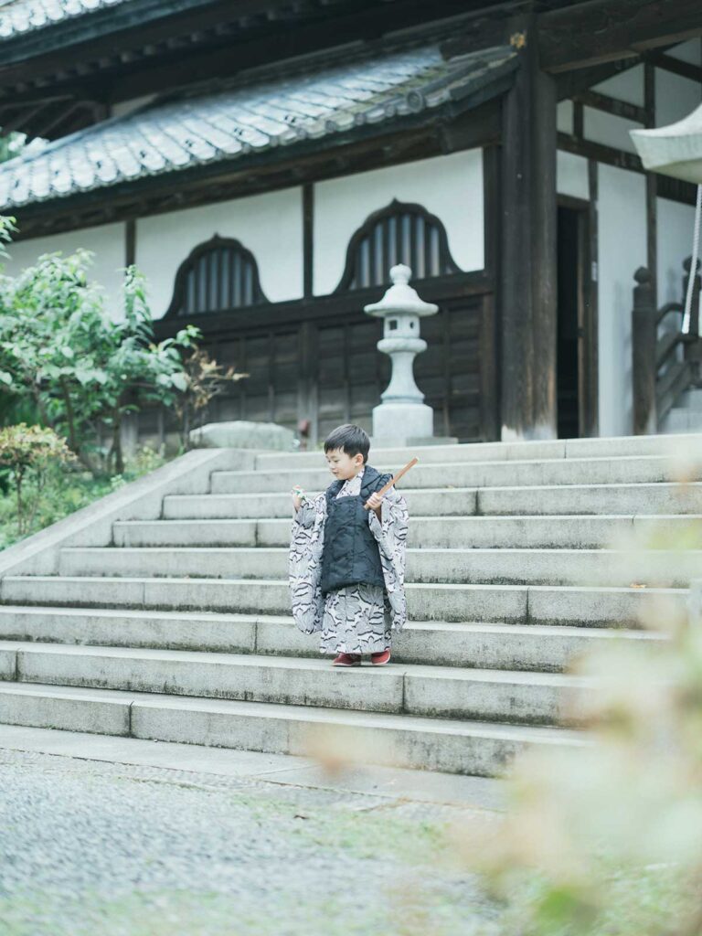 雨引観音(雨引山楽法寺)、3歳男の子の七五三、あらたくん！可愛い