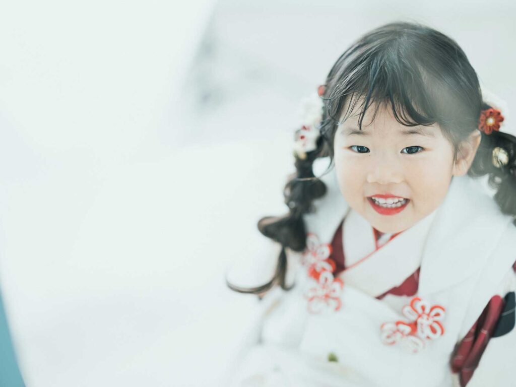 宇都宮市のフォトスタジオ、ゆづきちゃん、3歳女の子七五三！