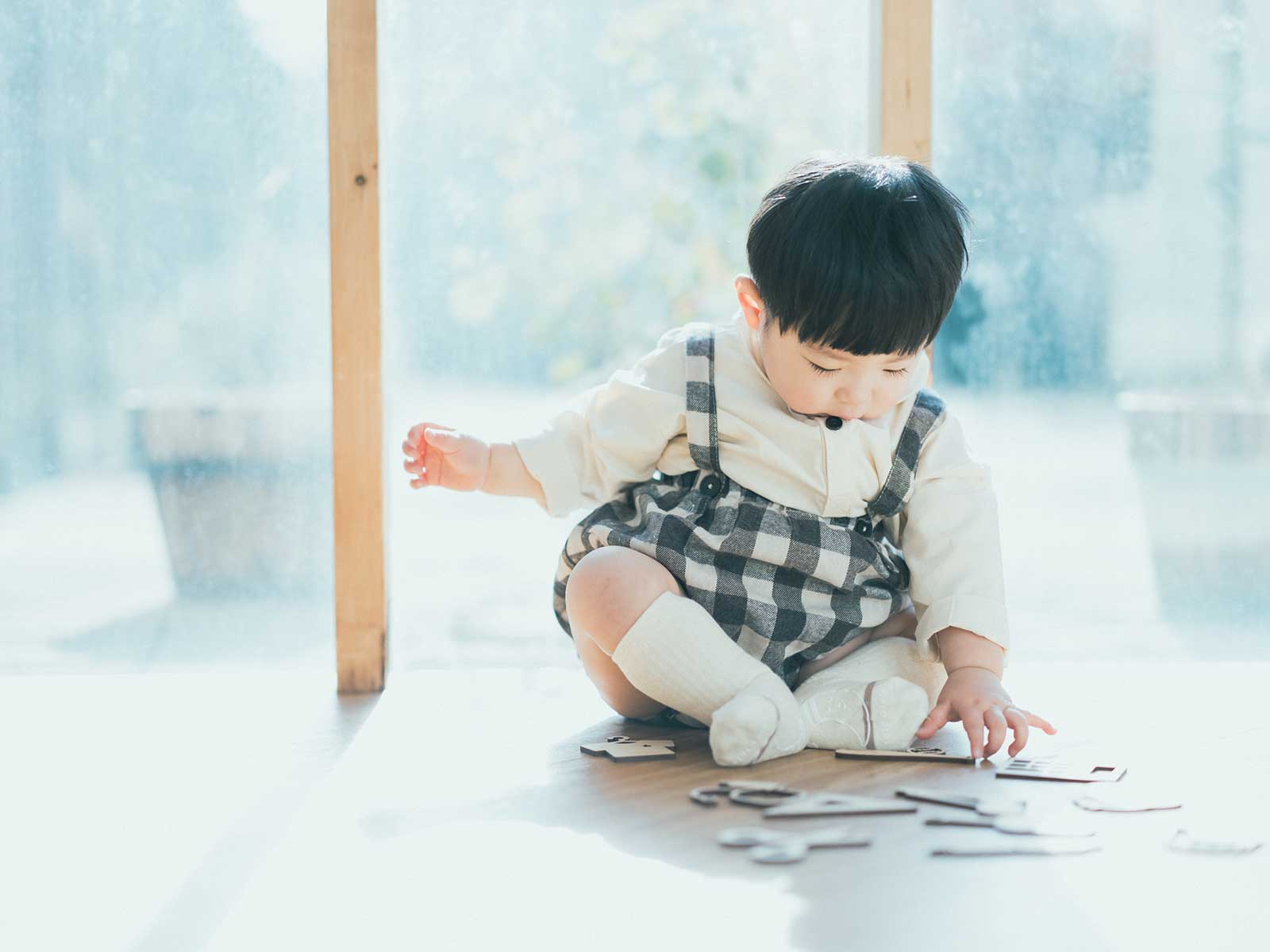 1歳バースデー、しゅうとくん！えらびとり