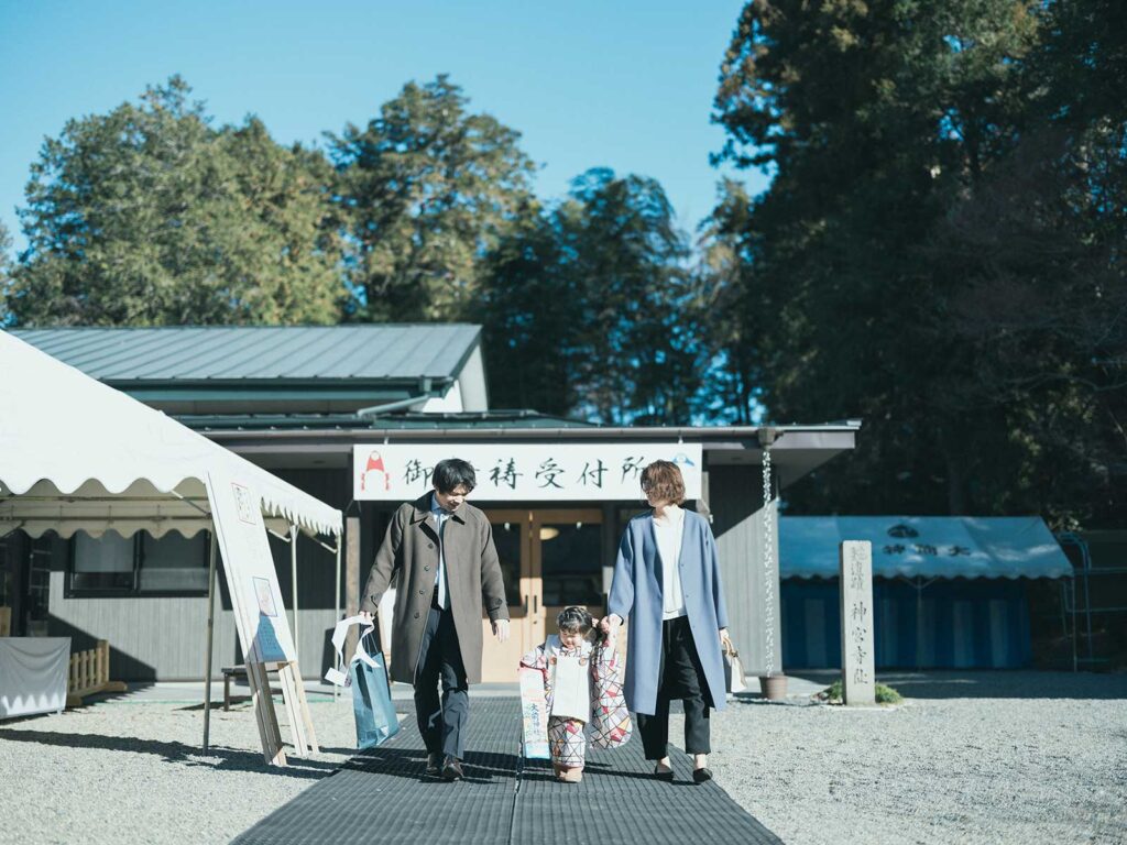 真岡市、大前神社、七五三ロケーション撮影、3歳七五三、つぐちゃん！ご祈祷