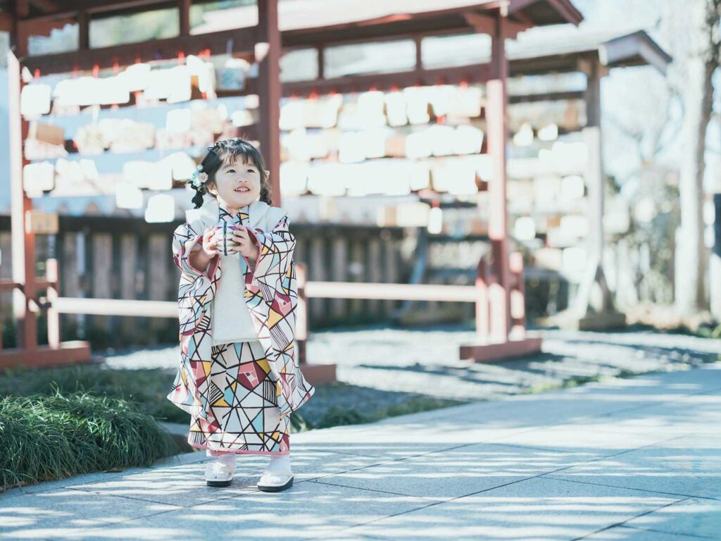 真岡市、大前神社、七五三ロケーション撮影、3歳七五三、つぐちゃん！鞠