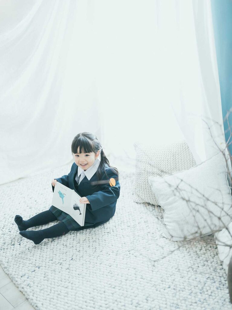入園記念、きほちゃん！可愛い