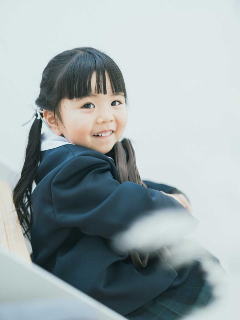 入園記念、きほちゃん！幼稚園バッグ