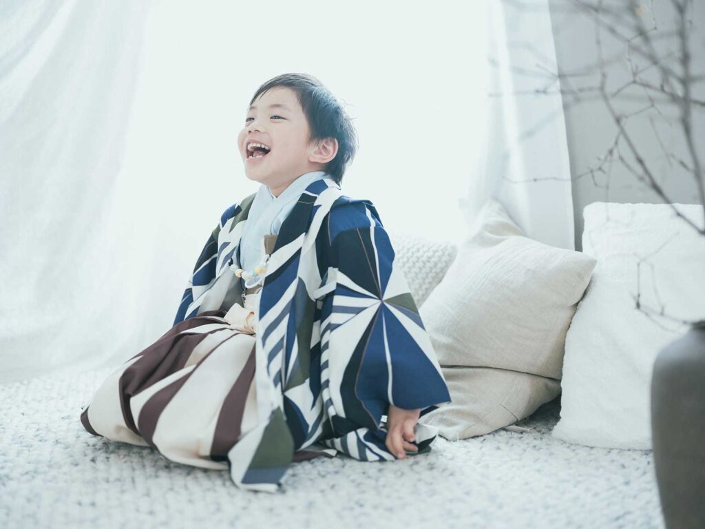 5歳七五三撮影、すいくん！ナチュラルセット
