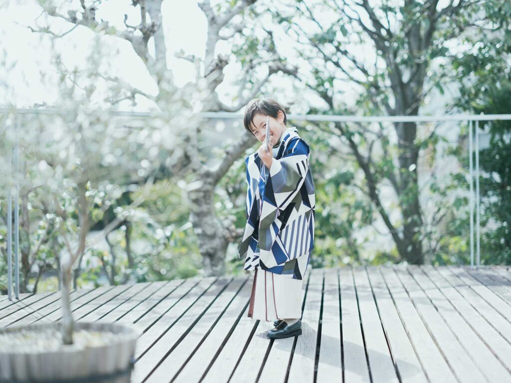 5歳七五三撮影、すいくん！ローファー