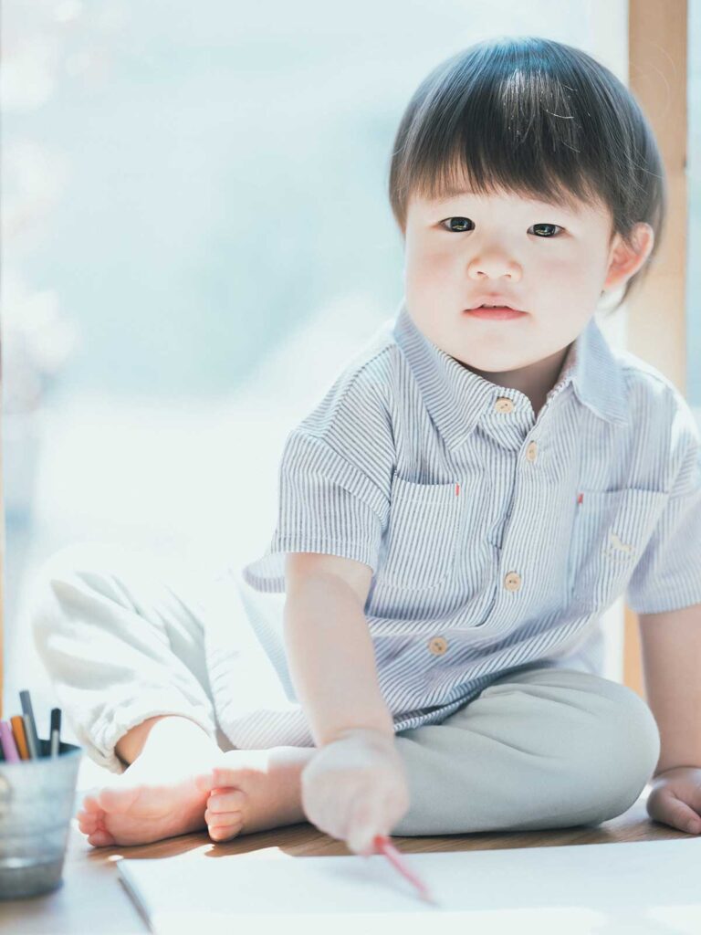 2歳バースデーフォト、りょうまくん！