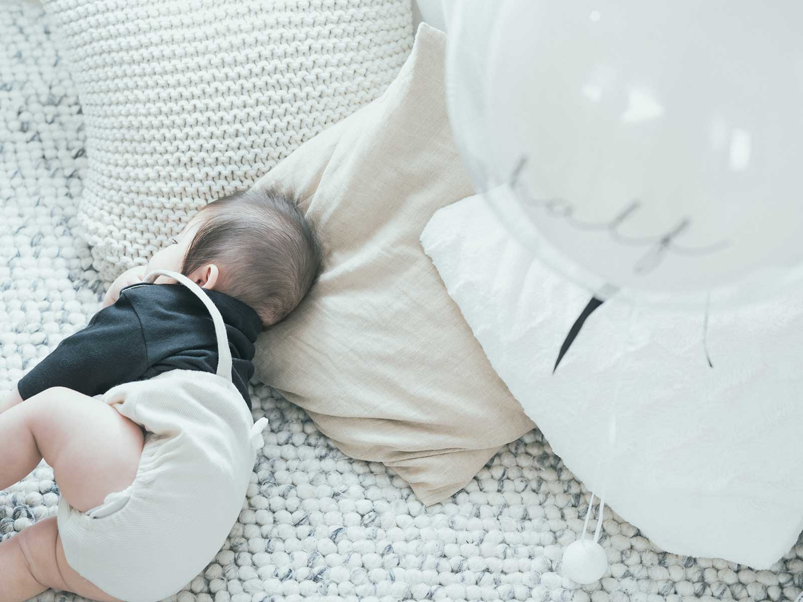 ようくん、ハーフバースデー、寝返り