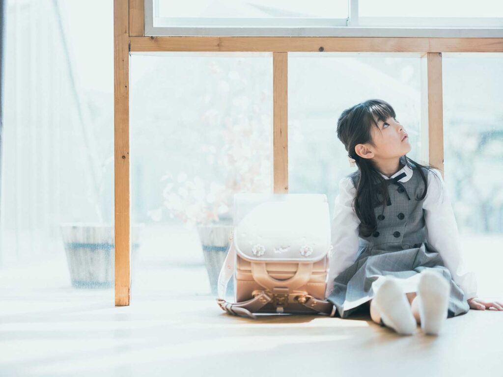 入学記念、えなちゃん！可愛い