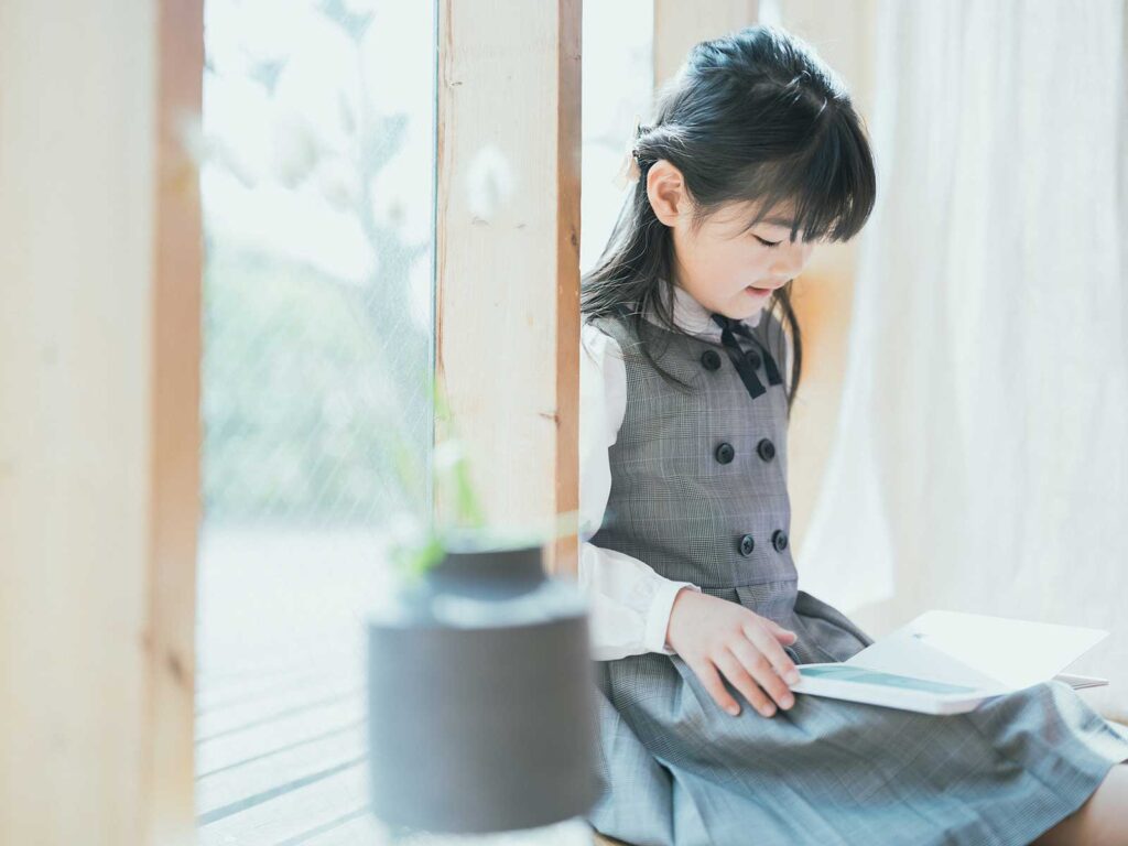 入学記念、えなちゃん！