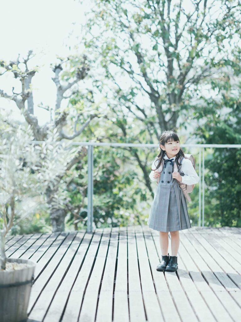 入学記念、えなちゃん！