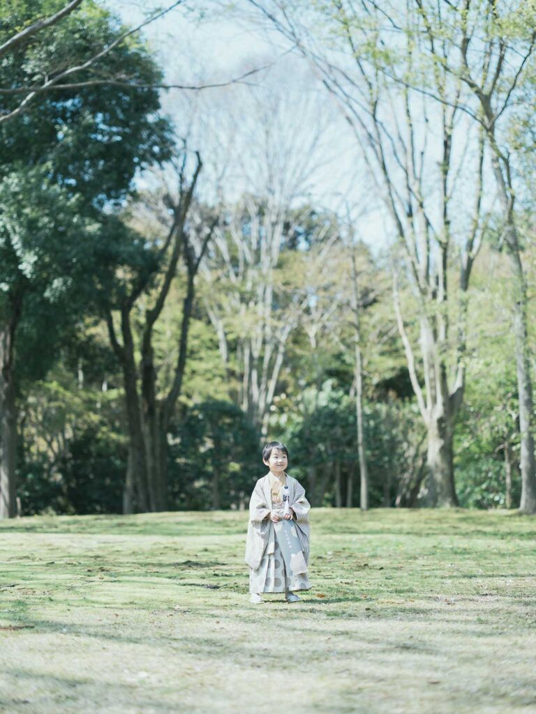 栃木県中央公園、5歳七五三ロケーション撮影、さくくん！千歳飴