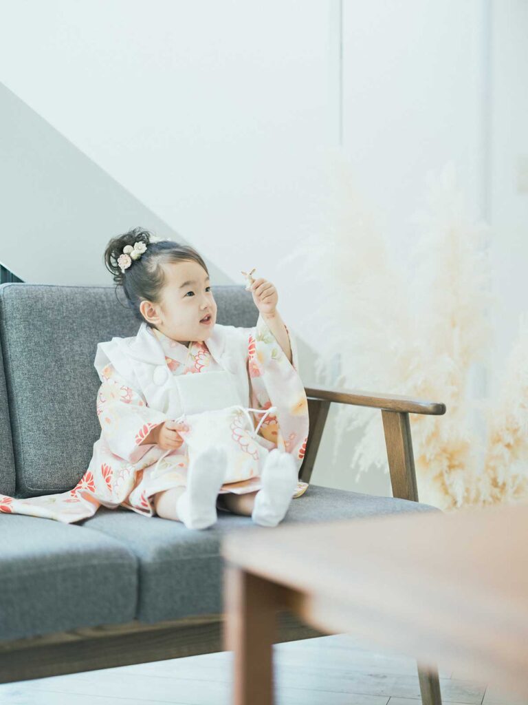 3歳七五三、めいちゃん！可愛い