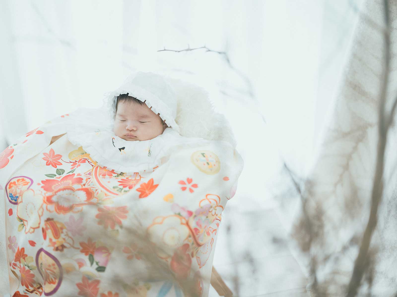 お宮参りフォト、しのちゃん！産着