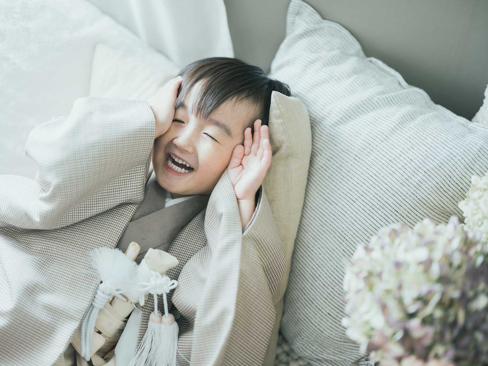 5歳七五三、あおくん！可愛い