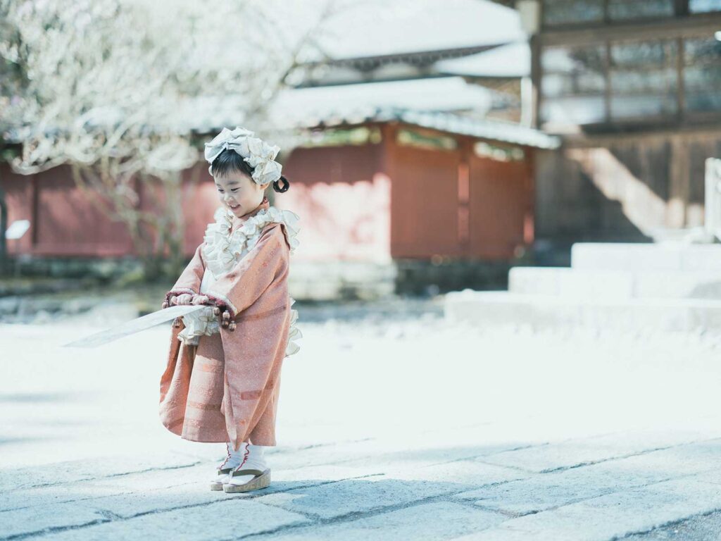 日光二荒山神社､3歳七五三ロケーション撮影､千歳飴