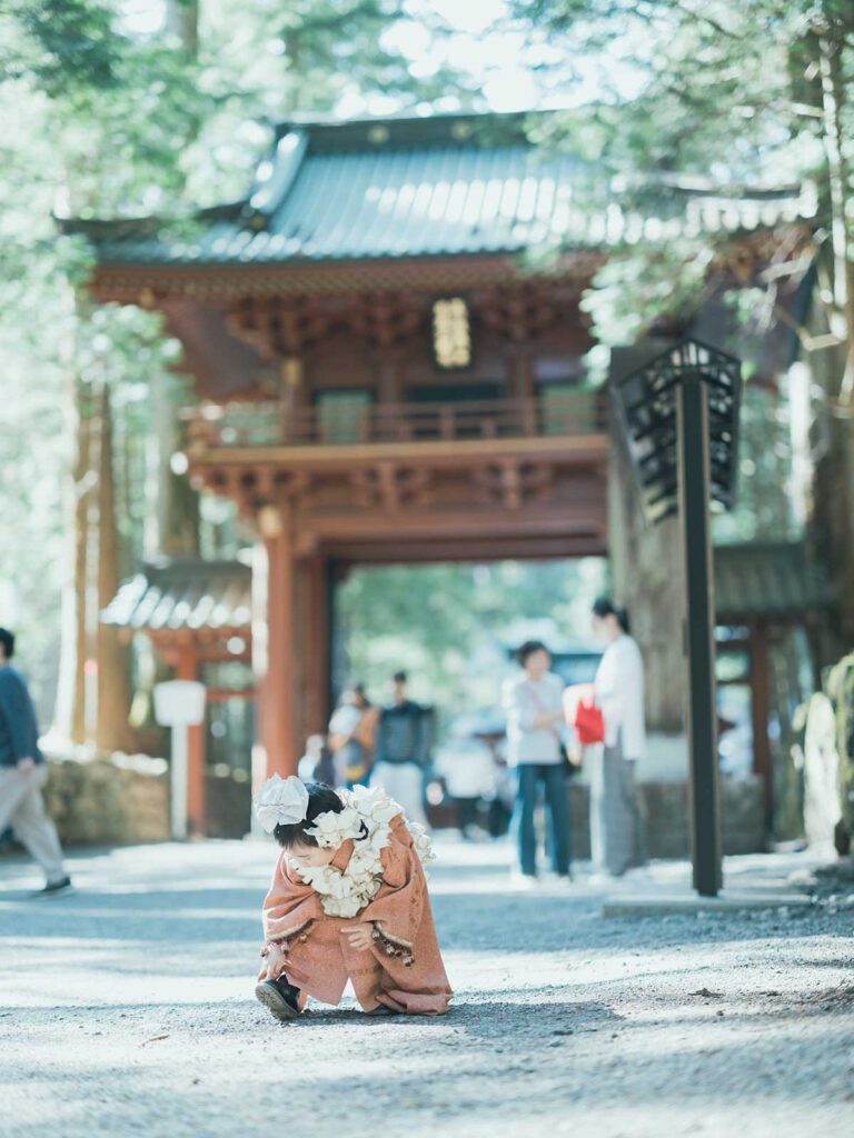 日光二荒山神社､3歳七五三ロケーション撮影､ブーツ