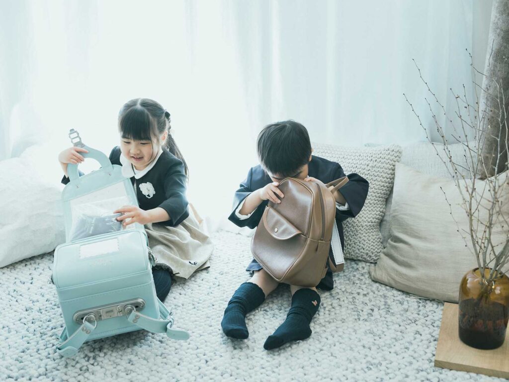 入園､入学記念､姉弟一緒に