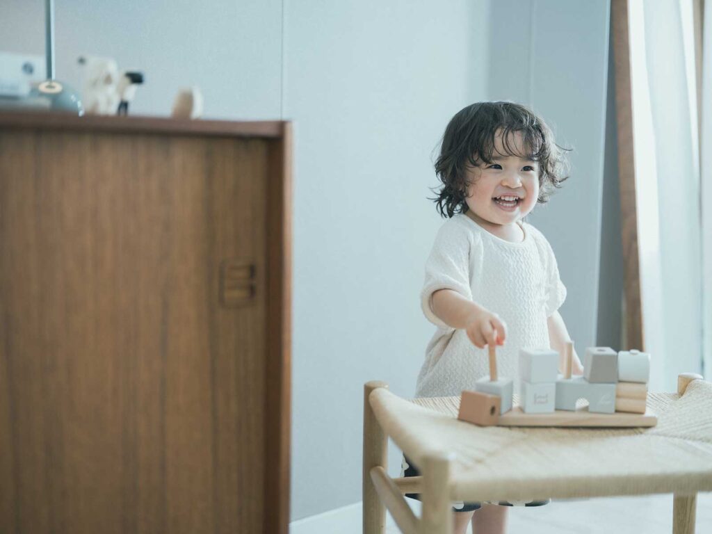 バースデーフォト、可愛いくせっ毛