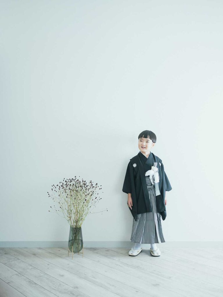 5歳七五三､トラディショナルで可愛い着物