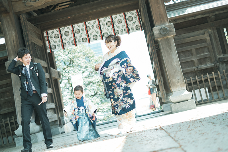 栃木県の出張撮影、お宮参り神社