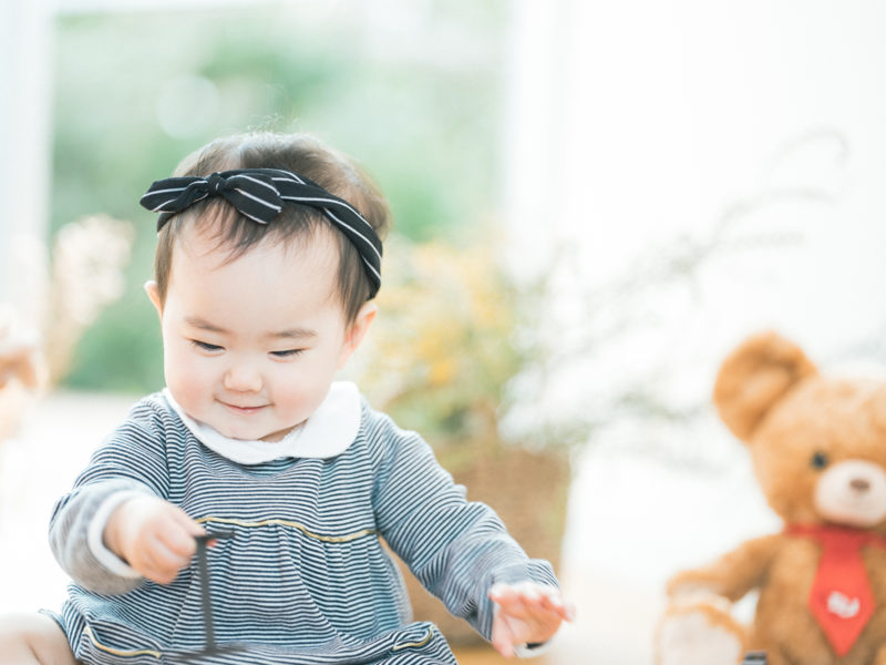 1歳バースデーフォト、えまちゃん！